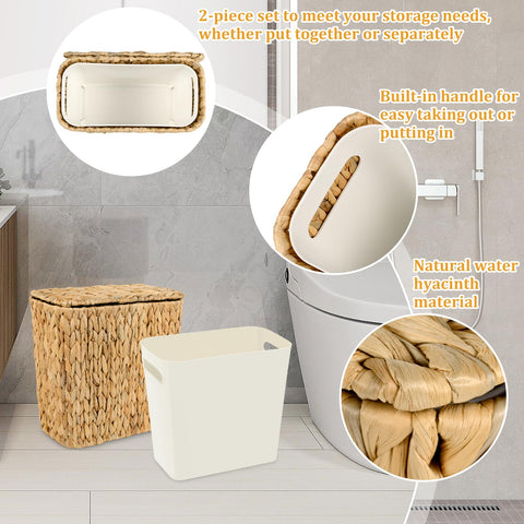 ZUNKNOD removable liner keeps interiors clean and easy to empty.