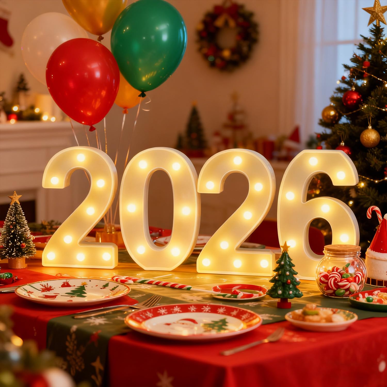 ZUOKEMY warm glow LED display brightening celebrations and visibility
