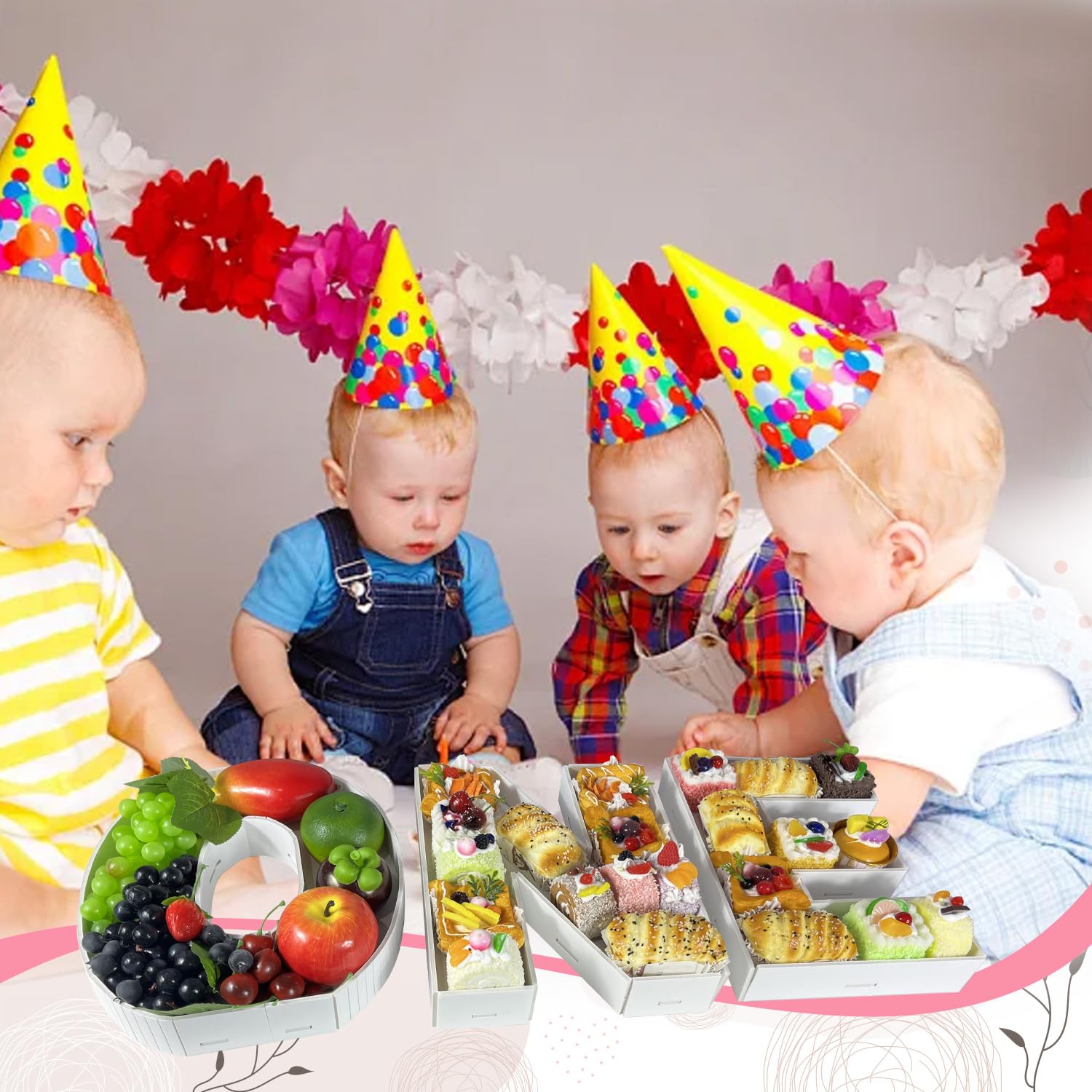 ZUOVAOV elegant party decor concept for anniversaries and baby showers.
