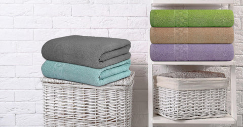 ZUPERIA towel set shown in spa-like setup for daily luxury.