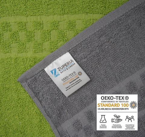 ZUPERIA care-friendly towels, easy washing and long-lasting color.