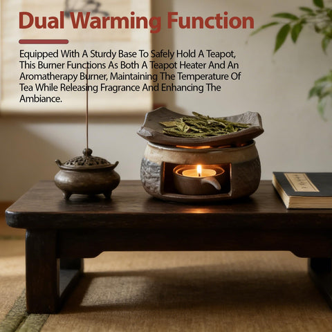 ZVthesea stove burner setup enables tea candle heating and diffusion