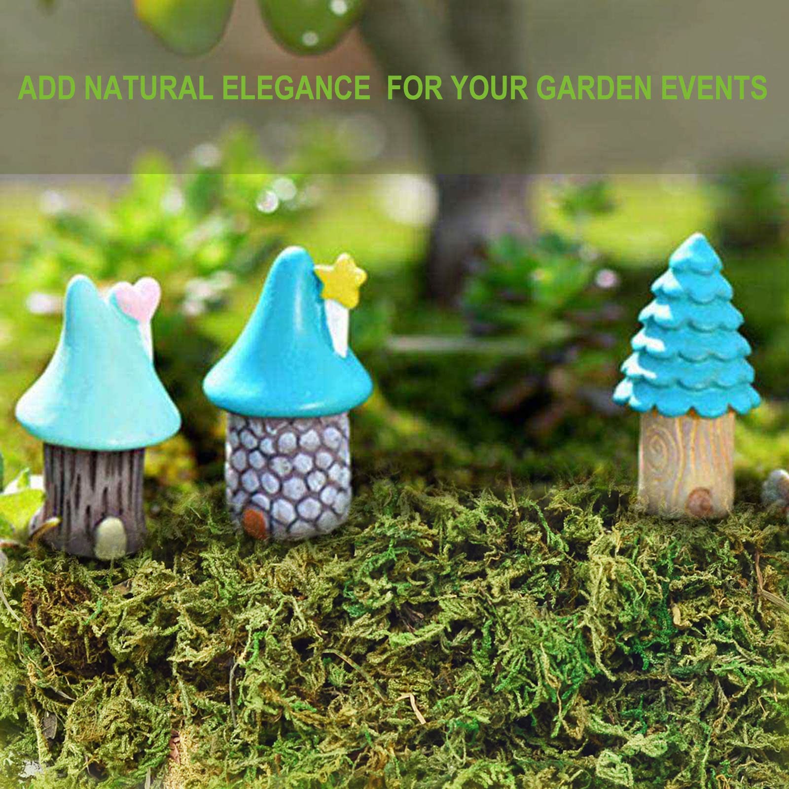 ZYAPA moss wreath crafting offers pliable greenery for creative decor.