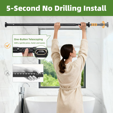 ZYKORT no-drill install kit showing renter-friendly wall protection.
