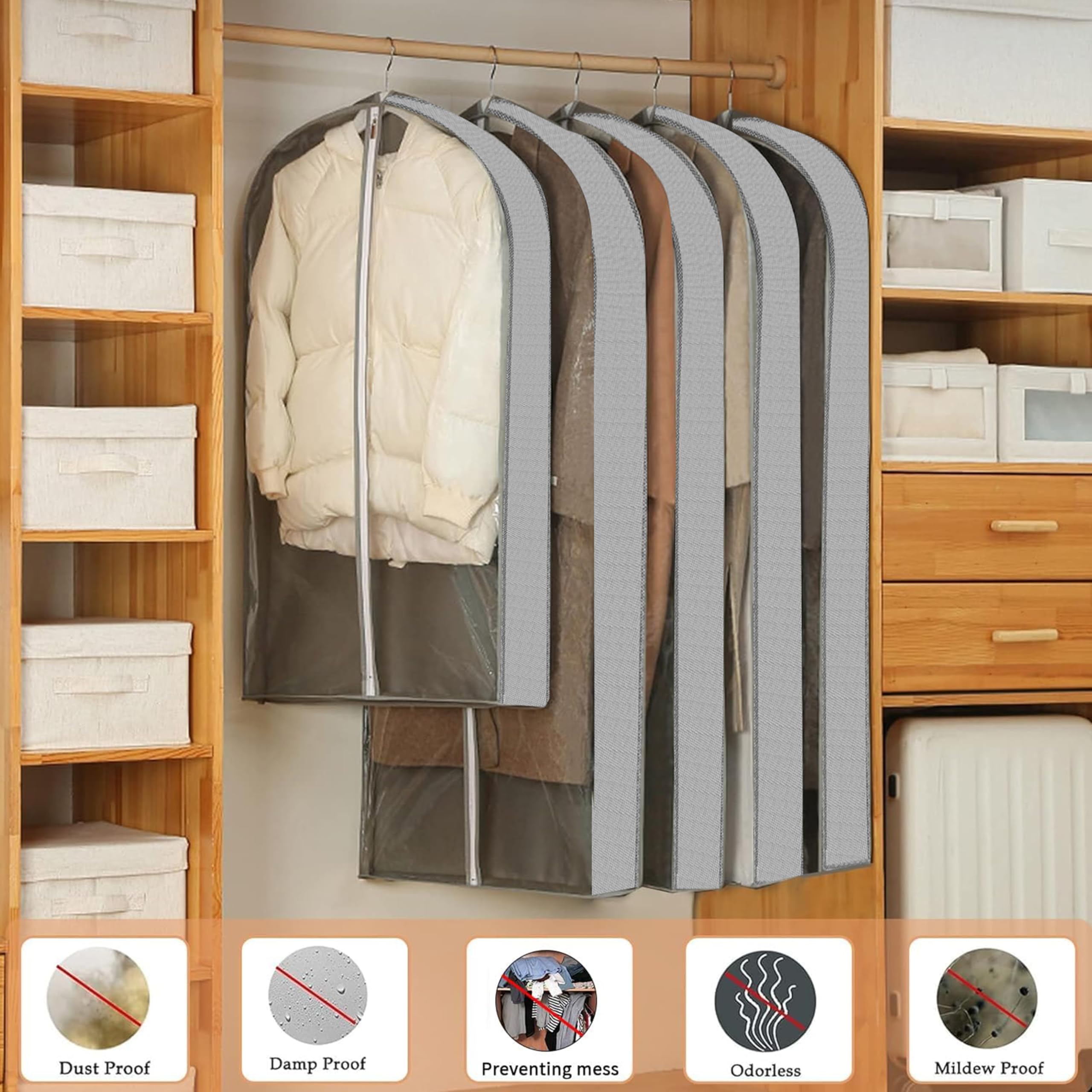 ZYKOYA travel use setup showing protective garment cover