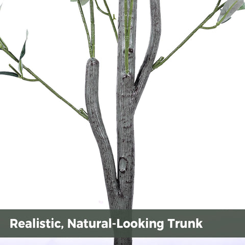 Zynaro 6ft olive tree bendable branches for easy shaping.
