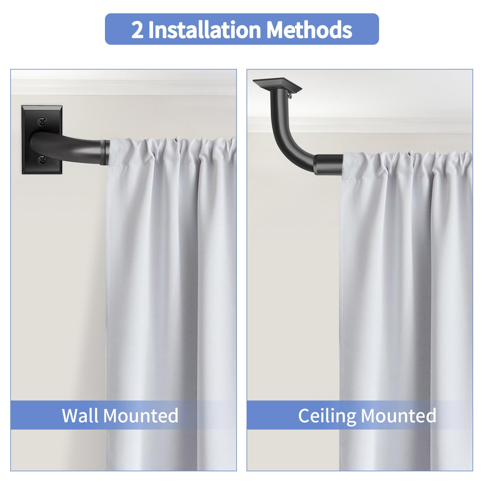 ZYRW ceiling or wall mount compatibility enables flexible room setup.