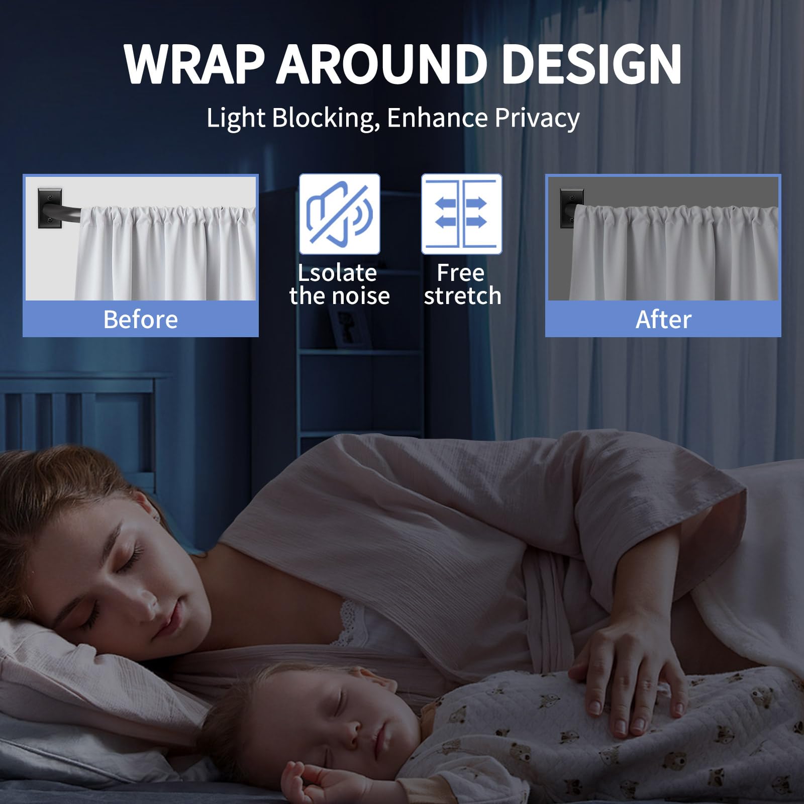 ZYRW curved-end design adds clean lines and modern aesthetics.