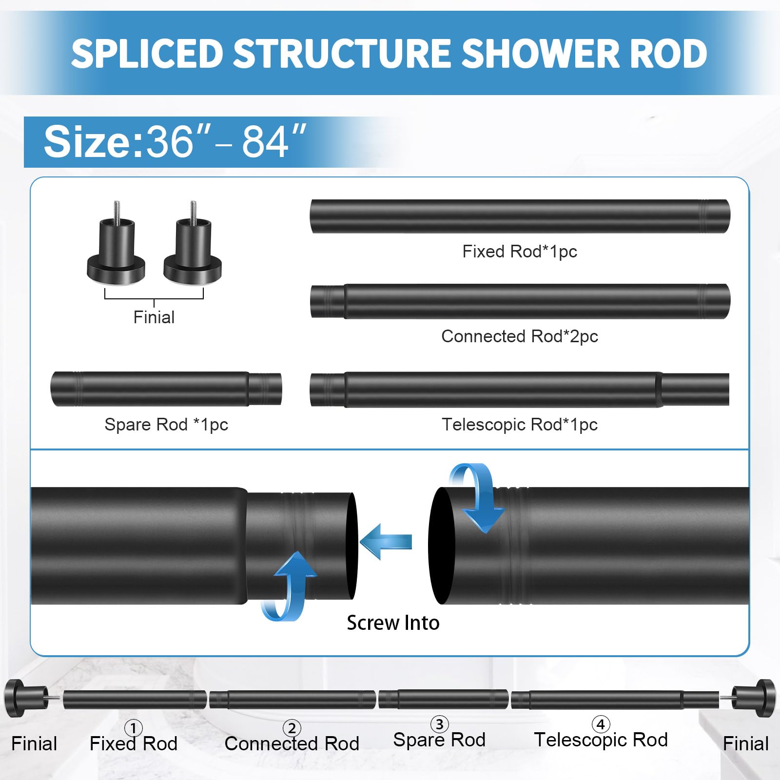 ZYRW stylish black finish complements modern bathrooms and kitchens.
