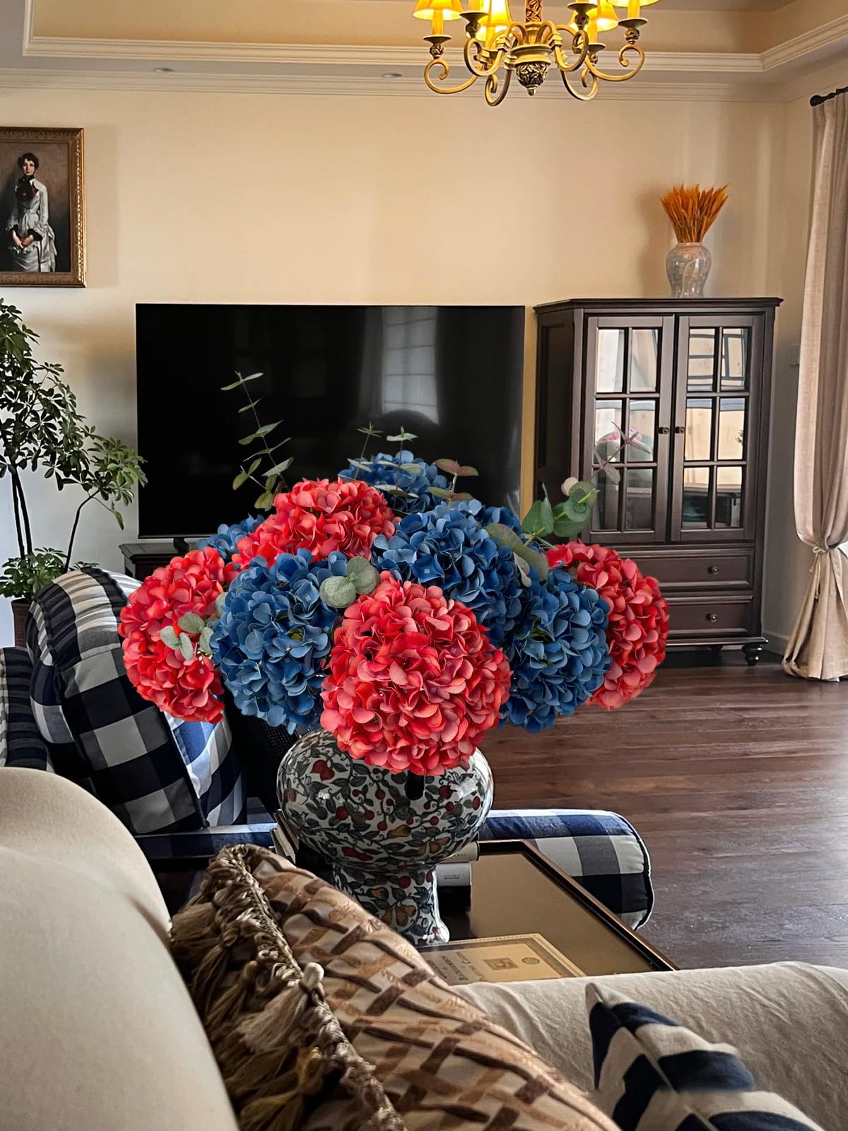 ZYTUYO boho fall decor hydrangeas add warmth to rooms.
