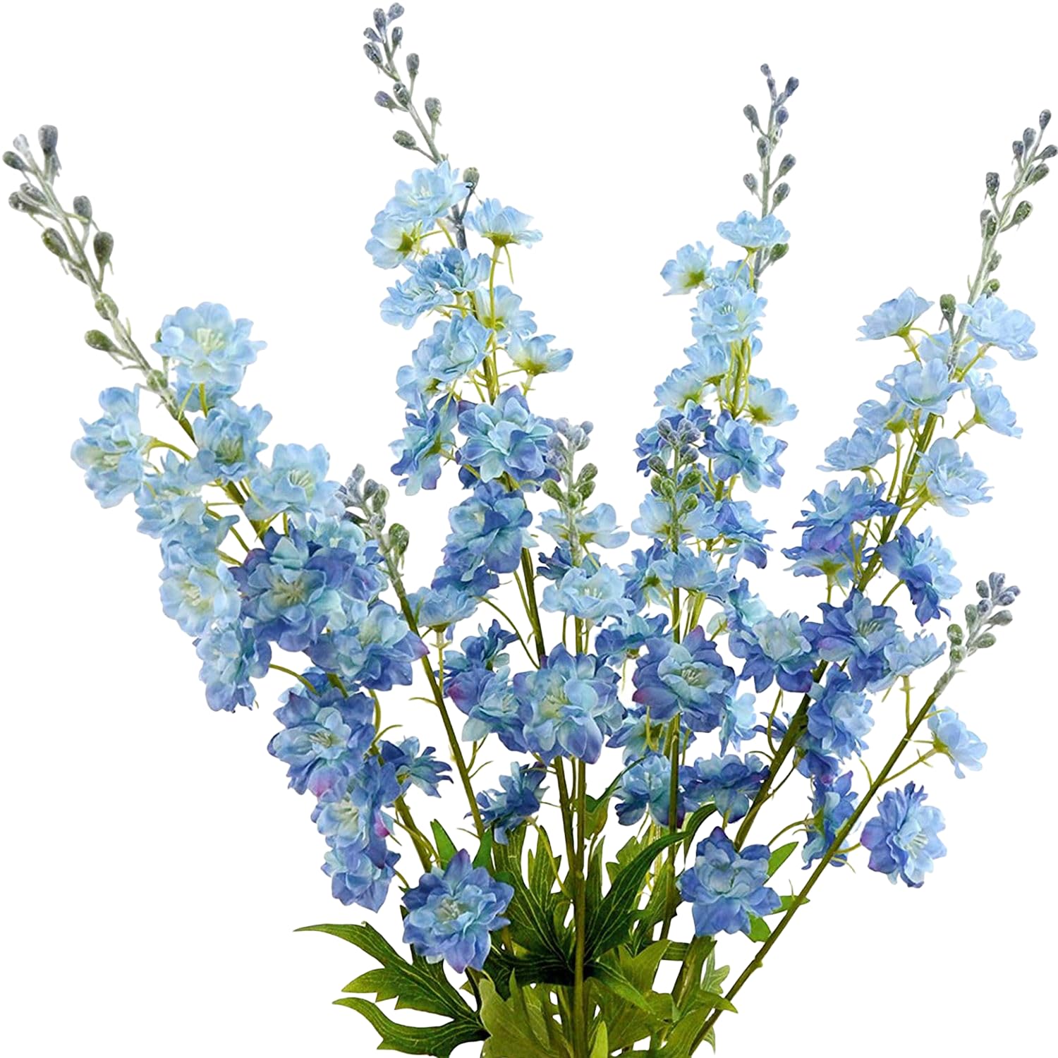 ZYTUYO delphinium 4-piece branch set for versatile arrangements