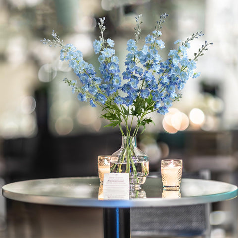 ZYTUYO silk delphinium material with lifelike texture