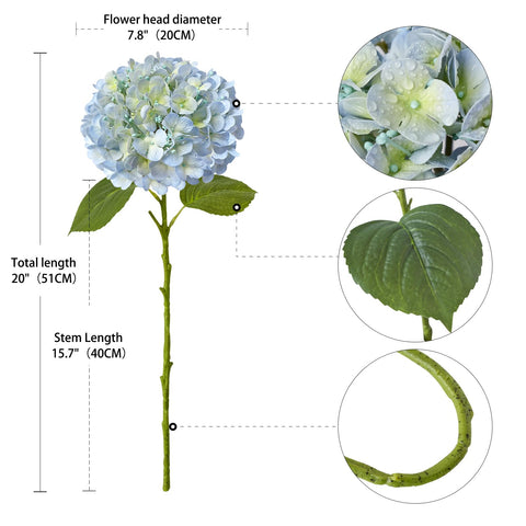 ZYTUYO hydrangea centerpiece for weddings or parties with long-lasting appeal.