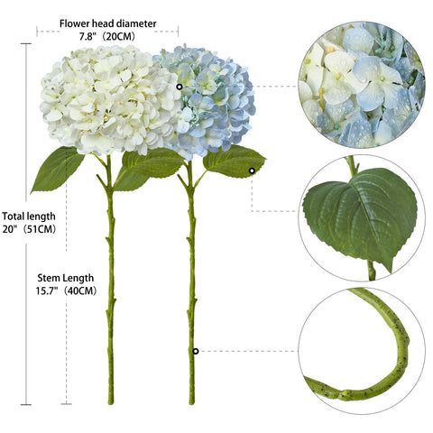 ZYTYUO hydrangeas in a vase illustrate easy home decoration.