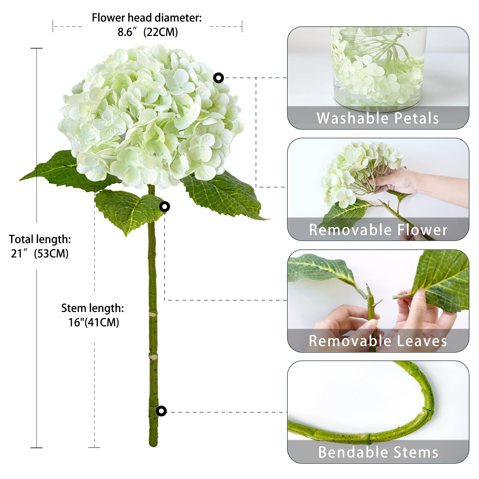 ZYTYUO wedding decor hydrangea bouquet for elegant venues and photos.