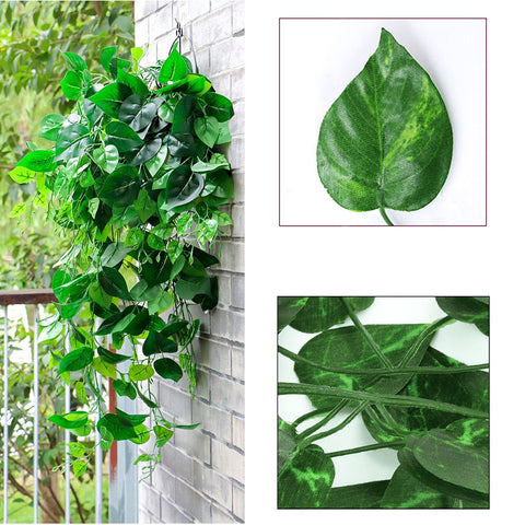 ZYIGYI ivy leaf garland 7.5ft brightens window sill without upkeep.