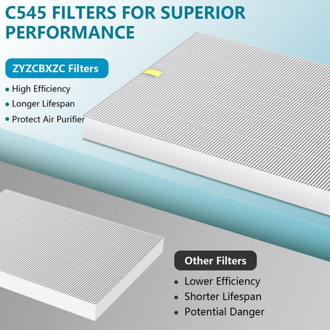 ZYZCBXZC filter material closeup featuring FSC-certified paper for sustainability.