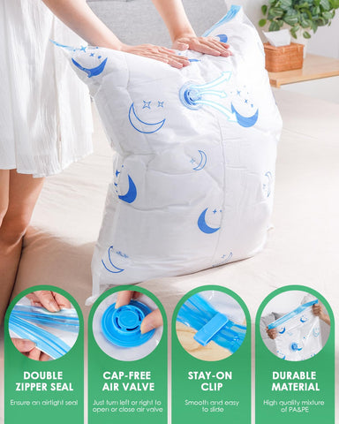 Z ZONAMA see-through bag side helps identify contents at a glance