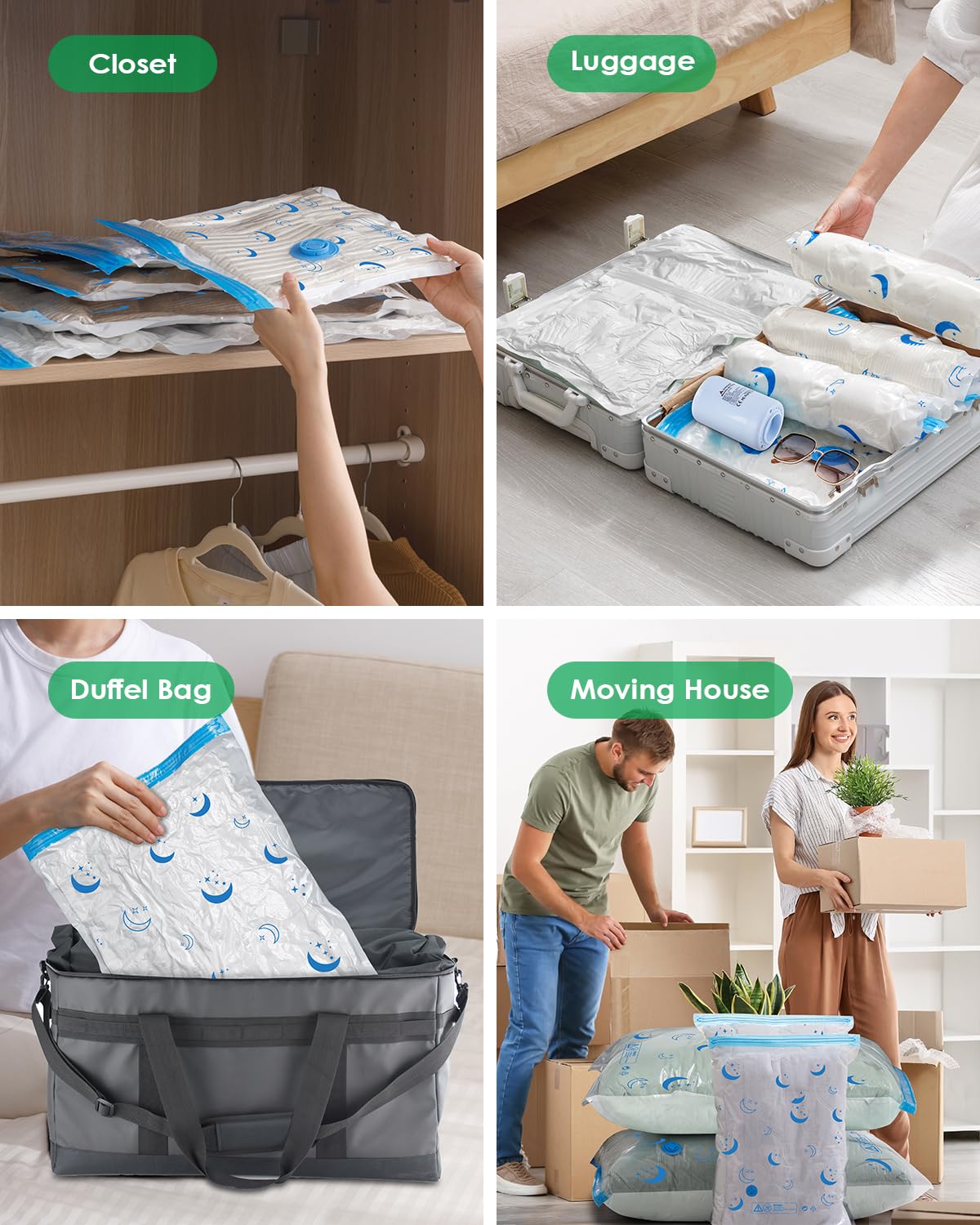 Z ZONAMA travel use in a suitcase shows space-saving packing