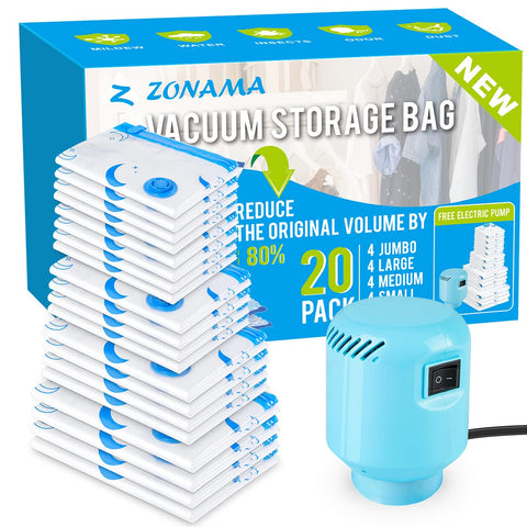 Z Zonama jumbo vacuum bag ready for bulky winter coats and blankets