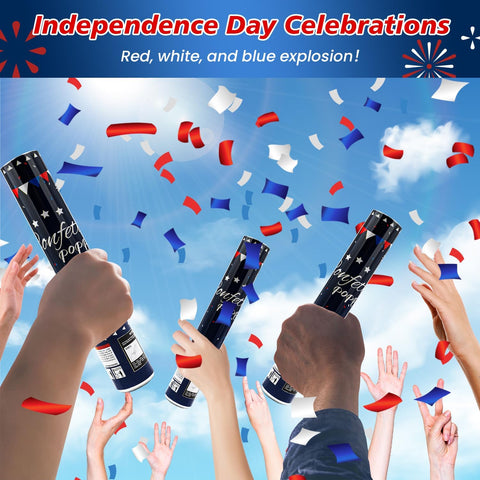 ZZPAKUE confetti cannon uses biodegradable confetti for eco-friendly parties